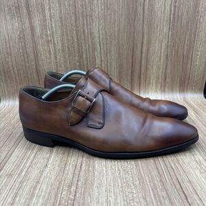 Magnanni Marco II Cuero Single Monk Strap size 12 Loafers Dress Shoes
